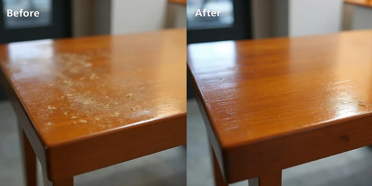 Leather furniture before and after HPF protection
