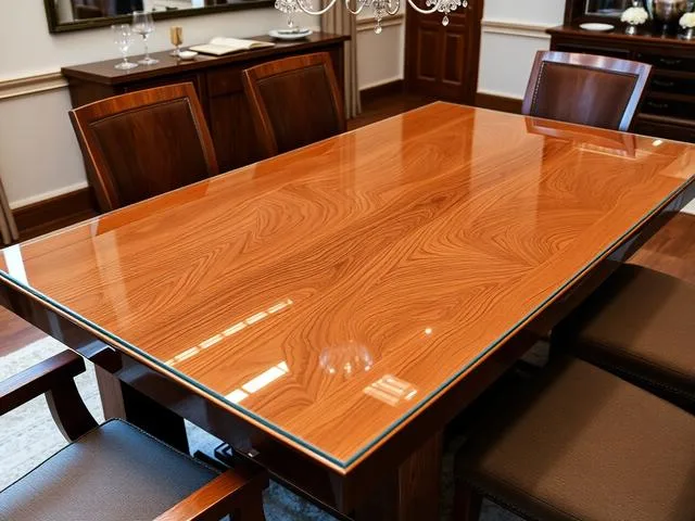 Furniture surface staying bright and glossy under home protection film